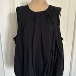 Madewell  Sleeveless Crewneck Bubble Top Black Size S NU852 Photo 1