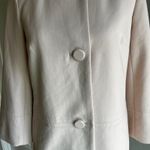 Talbots  Blush Pink Collarless Button Front Coat Jacket, Peacoat, Feminine 4P Photo 3