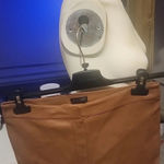 ESCADA LAMB LEATHER PANTS Tan Size 36 Photo 2