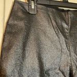 Versona  Contemporary Black Faux Leather Sparkle Leggings Size 12 Photo 9