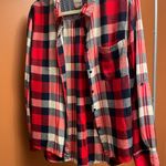 Como vintage Women’s large‎ plaid button up shirt. EUC Photo 2
