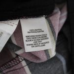 Loft Striped Straight Leg Satin Ankle Pants Drawstring Pockets Elastic Waist XL Photo 6