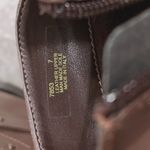 a.n.a  Lenci Brown Leather Boots (Made in Italy) Ankle Booties Size EU 38 US 7 NWT Photo 7