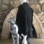 Anthropologie  Cartonnier Polyester Rayon Black V-Neck Blazer Women's Size M Photo 1