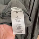 Francesca's Dark Green Crochet Top Long Sleeve Mini Dress, XS NWT Photo 5