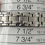 Bulova Ladies Watch Stainless Steel Bracelet Case Dial Hands Markers New Battery Photo 15