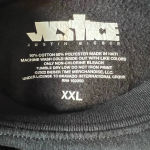 Justin Bieber  Justice World Tour‎ 2022 Black Crewneck Sweatshirt Adult Size XXL Photo 2
