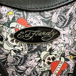 Ed Hardy  | Skull & Heart Mini Satchel w/ Bag Charm Photo 1
