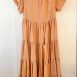 Lulus Tie Front Tiered Maxi Dress Photo 8