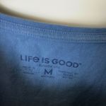 Life is Good T Shirt Classic Seashell Graphic Tee Womens Top Short Sleeve Cotton Photo 2