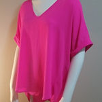 Lush Clothing Lush Pink Polyester Top (Small) Photo 0