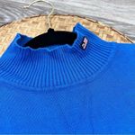 Ralph Lauren Vintage Y2K polo  blue‎ mock neck sweater short sleeve Photo 5