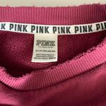 PINK - Victoria's Secret maroon pullover sweatshirt Photo 9