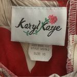 Vintage Karyl Kaye Hawaiian cotton muumuu maxi dress size 10 Photo 3