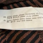 ZARA  NWT Brown Geometric Square Neck Keyhole Long Sleeve Mini Bodycon Dress Sz M Photo 6