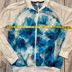 Fabletics Blue Floral Print Atlanta Jacket. Size Medium. EUC Photo 9
