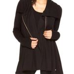 Terez Women's Black Zip-Up Drape Jacket M Photo 10