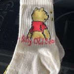 Disney  set of 2 Winnie the Pooh Silly old Bear socks NWT Photo 0