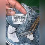 Moschino Jeans Blue Denim Fringe Set size Small Photo 5