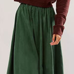 Free People We The Free Womens Corduroy Full Skirt Size M Boho Casual Preppy Photo 0