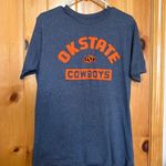 Champion OKLAHOMA STATE COWBOYS OSU VTG Y2K PATCH WORK GRAY T SHIRT Size L Photo 0