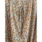 Free People Intimately  Elsa blouse bodysuit Floral Snap Keyhole Top Small Photo 2