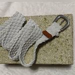 Ralph Lauren White Braided Belt. S44 inches. Like New Condition Photo 2