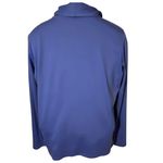 LLBean Womens Cardigan Periwinkle Blue 100% Supima Cotton M Photo 1