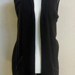 Kinross Women's Brown Cashmere Cardigan with leather trim pockets Size Large Photo 0