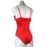 Aritzia Wilfred Spada Red Ruffle Sleeveless Cami Camisole Bodysuit Tank Top XS Photo 1
