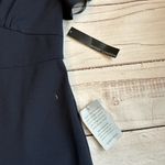 Maggy London Flutter Sleeve Wide Leg Jumpsuit in Twilight Navy Size 4 NWT Photo 5