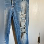 American Eagle  Lite Wash Distress Ripped Super Stretch X Skinny Denim Jeans #Pk Photo 5