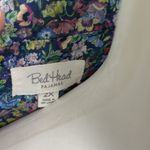 Bedhead Floral Pajama Button Front PJ Shirt 2X Purple Photo 3