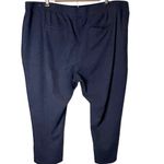 Lane Bryant  Pull On Drawstring Ankle Pants 22/24 Blue Comfy Travel‎ #1110250 Photo 4