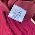 Francesca's NWT Francesca’s Maroon Purple Red Waffle knit boho long sleeve knee length dress Photo 4