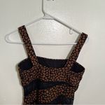Carmen Marc Valvo Spliced One-Piece Swimsuit Animal Print 10 Photo 5