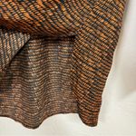 David Lerner  X Evereve Brown & Black Printed Long Sleeve Blouse Women’s M Shirt Photo 5