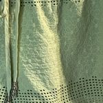 Blue Rain Textured Cutout Shorts Photo 3