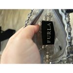 Furla  Grey Beaded Crossbody Bag with Beaded Ball Zipper Photo 4