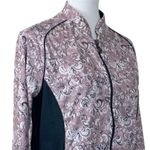 Soma Women's Jacket Purple Black Zip Track Athletic Athleisure Size Medium Photo 5