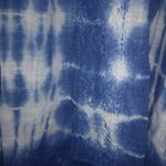 By Together  S Blue White Tie Dye Babydoll Top Photo 1