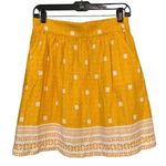 Loft Outlet Sunflower Yellow Linen-blend Skirt, Sz Petite S Photo 0