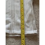 SOCIAL REVIVAL Cream Lace Trim Long Sleeve Fitted Cropped Top Size L Photo 6