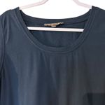 Flax Top 100% Linen Sleeveless Navy SZ LG Boho Whimsey Goth Fairy Casual Boho Photo 2