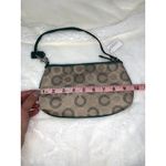 Coach NWT Women's Khaki/Aegean Dot Op Art Wristlet Handbag Photo 4