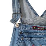 Vintage Winnie The Pooh Embroidered Denim Jean Overalls size medium Blue Photo 1