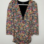 For Love & Lemons  June Bell Sleeve Mini Dress Size Medium Floral fairy Photo 1