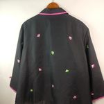 Silkland 24W Black Pink Satin Cocktail Jacket Plus Photo 3