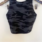 Athleta Conscious Camo Printed Crop Top Black Women’s Size XS Athletic 531128 Photo 3