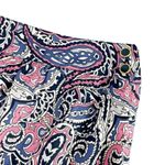 Vineyard Vines Womens Straight Skirt Blue Pink Above Knee Lined 100% Silk 2 Photo 3